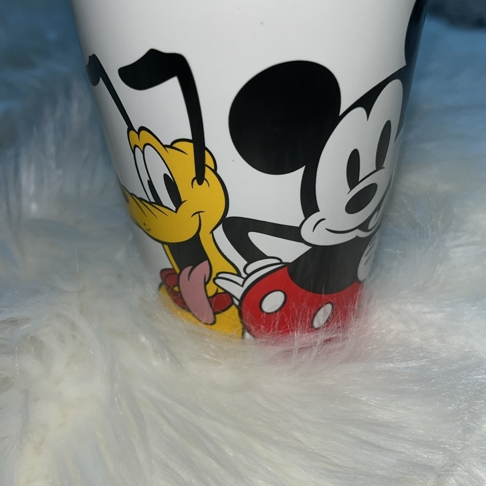 🆕 Disney Mickey and Friends Ceramic Travel Mug with Lid and Mug Warmer 16 Oz - Picture 11 of 13